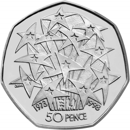 1998 European Union 50p Coin