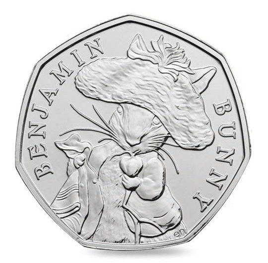 2017 Benjamin Bunny 50p