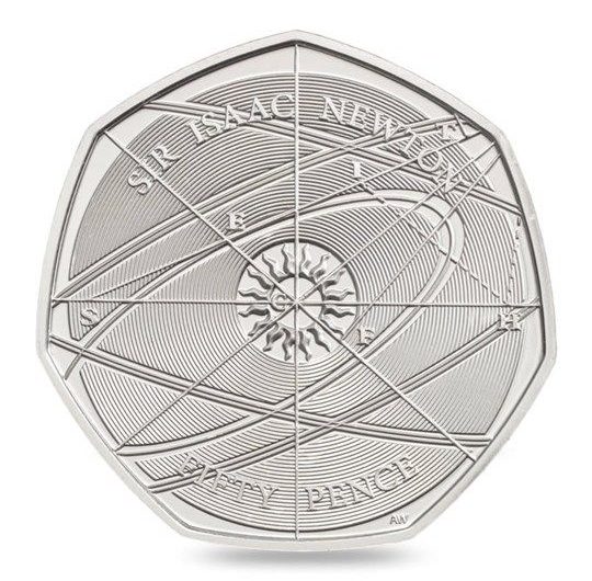 2017 Sir Isaac Newton 50p