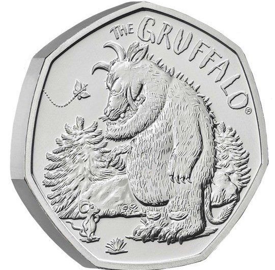2019 The Gruffalo and Mouse 50p