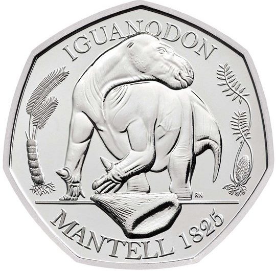 2020 Iguanodon 50p