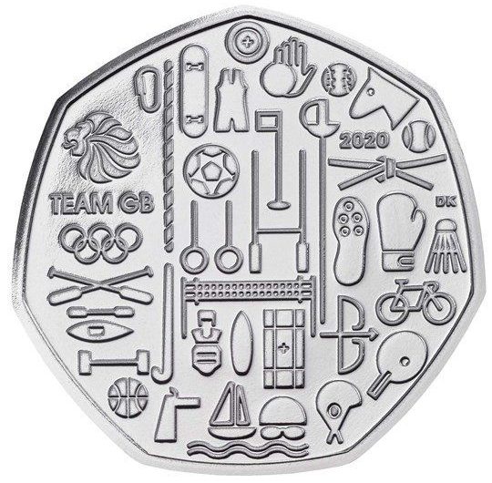 2020 Team GB 50p