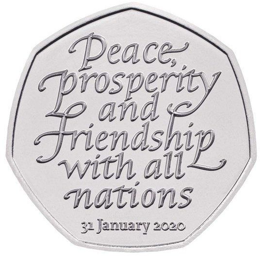 2020 Withdrawal from the European Union 50p