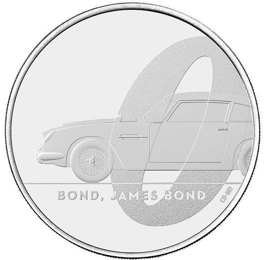 2020 Bond, James Bond £5