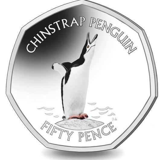 2020 Chinstrap Penguin 50p