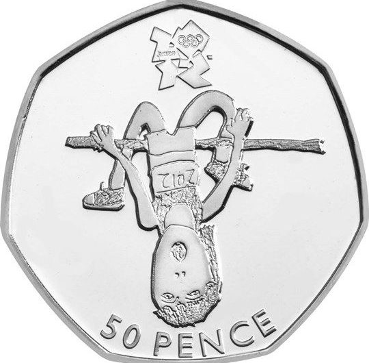 London 2012 Athletics 50p