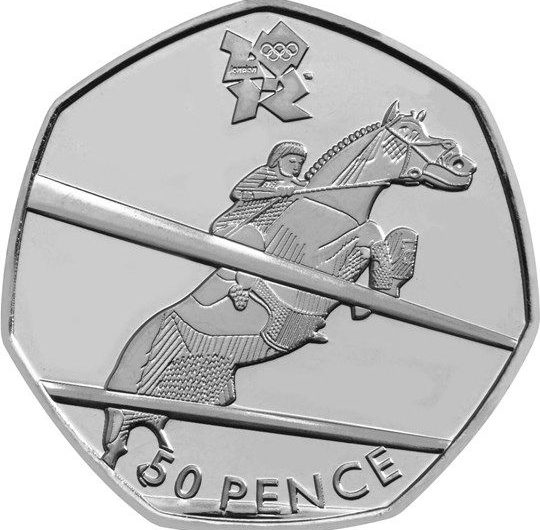 London 2012 Equestrian 50p