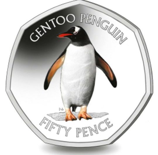 2020 Gentoo Penguin 50p