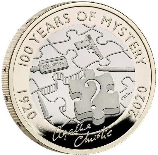2020 Agatha Christie 100 Years of Mystery £2
