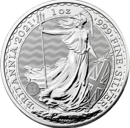 2021 Britannia 1oz Silver Coin