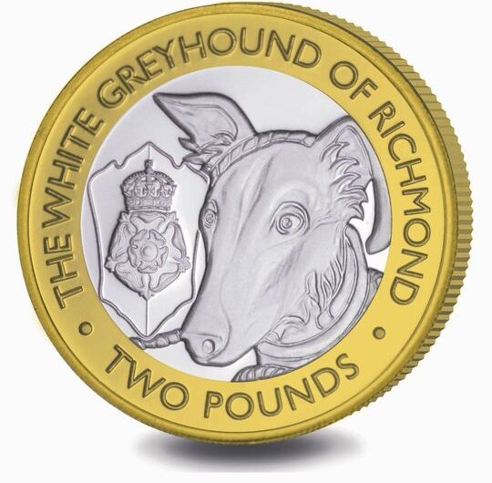 2021 The Queens Beasts The White Greyhound of Richmond £2