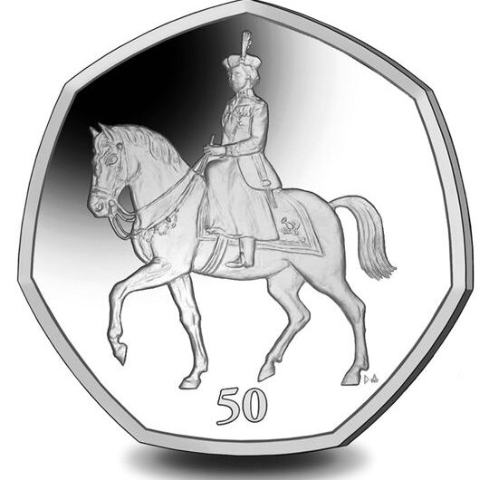 2021 The Queens 95th Birthday Trooping the Colour 50p