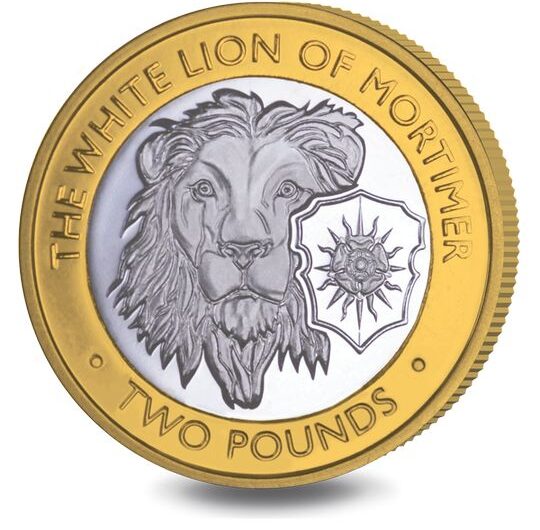 2021 The Queens Beasts The White Lion of Mortimer £2