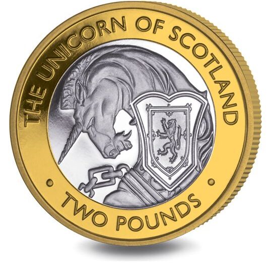 2021 The Queens Beasts The Unicorn of Scotland £2