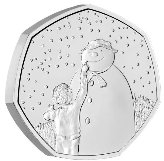 2021 The Snowman 50p