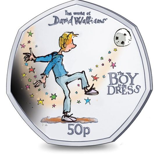 2021 The World of David Walliams The Boy in the Dress 50p