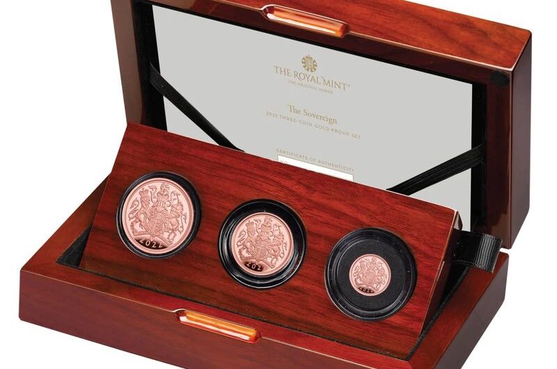 2022 The Sovereign Three Coin Gold Proof Set