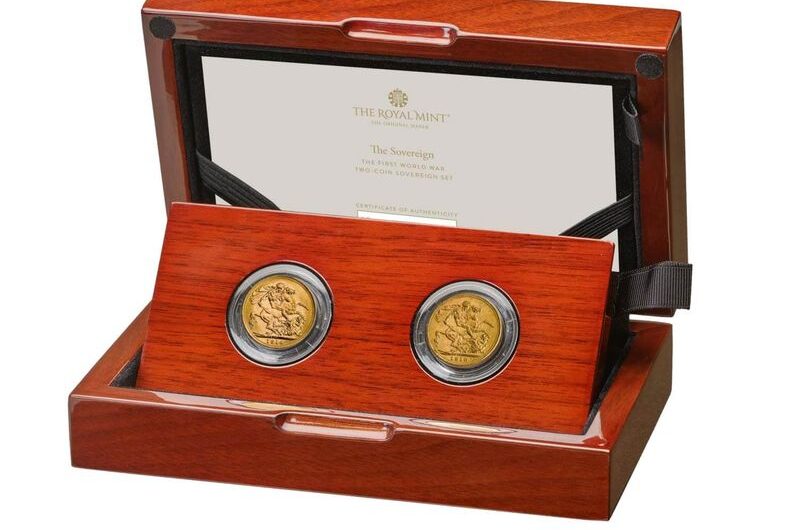2022 The First World War Two-Coin Sovereign Set