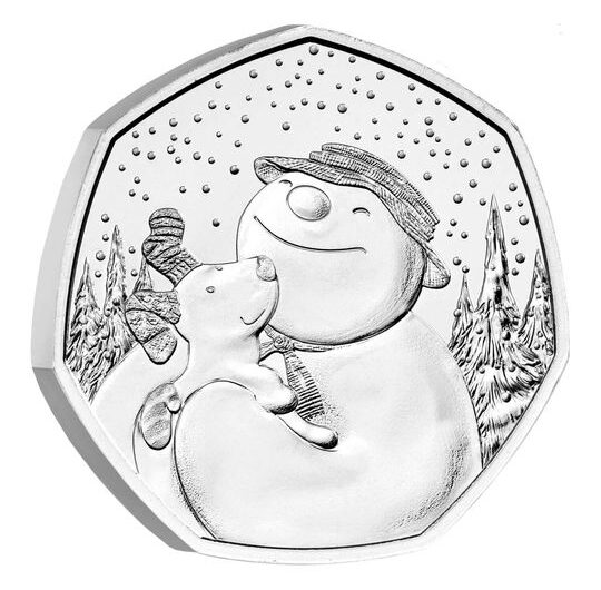 2022 The Snowman and The Snowdog 50p