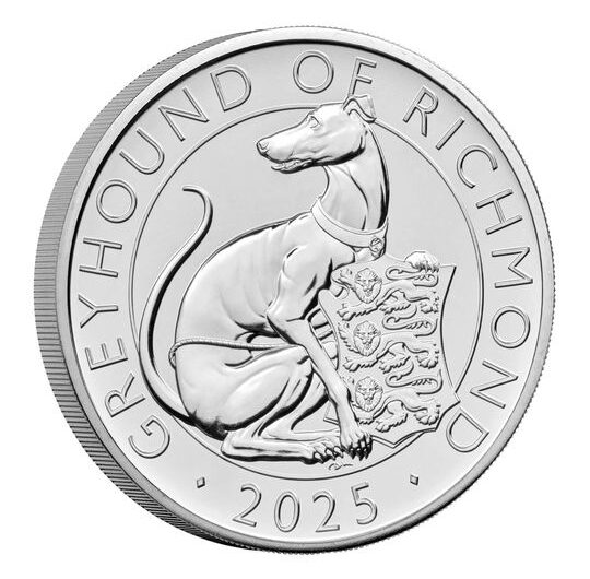 2025 The Royal Tudor Beasts The Greyhound of Richmond £5